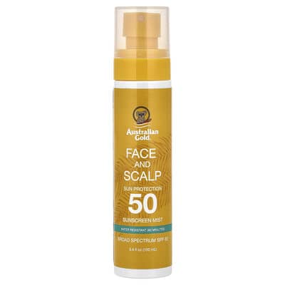 Спрей-мист для лица и кожи головы, SPF 50, 3.4 fl oz (100 ml)