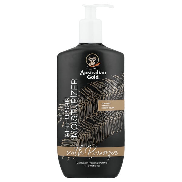Увлажняющее средство после загара Australian Gold With Bronzer, 16 fl oz (473 ml)