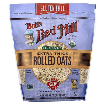 Органическая овсяная крупа Bob's Red Mill Extra Thick, 32 oz (907 g)