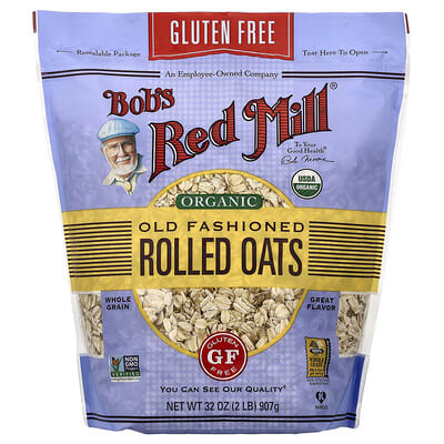 Organic Old Fashioned Rolled Oats, 32 oz (907 g)