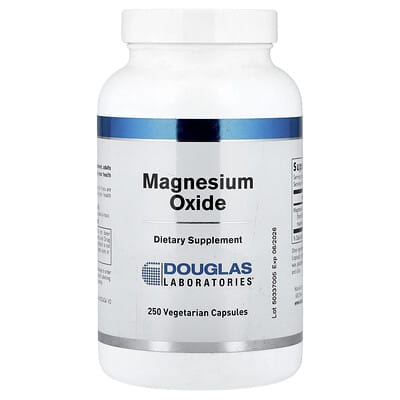 Douglas Laboratories Магний оксид, 250 вегетарианских капсул (300 мг)
