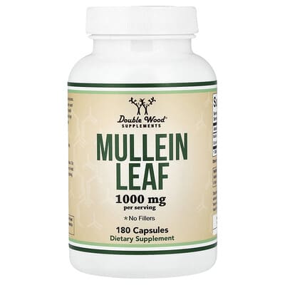 Mullein Leaf Экстракт листьев крапивы, 180 капсул (500 mg)