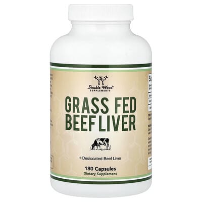 Печень говяжьее Grass Fed, 180 капсул (500 mg per Capsule)