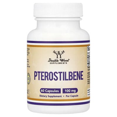 Pterostilbene, 100 mg, 60 капсул