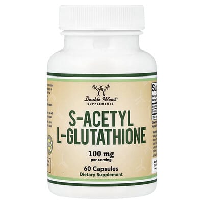 S-Acetyl L-Glutathione, 100 mg, 60 капсул
