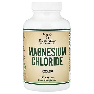 Magnesium Chloride, 180 Capsules  (500 mg per Capsule)