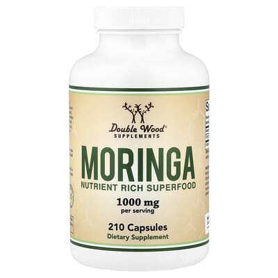 Moringa, 210 капсул (500 mg на капсулу)