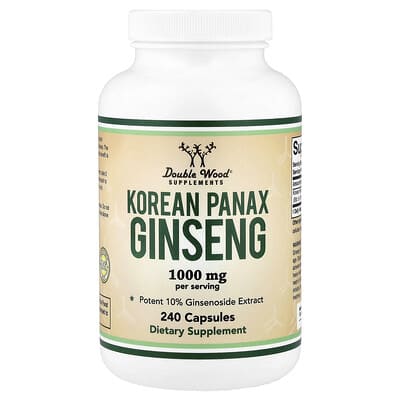 Korean Panax Ginseng, 240 капсул (500 mg per Capsule)