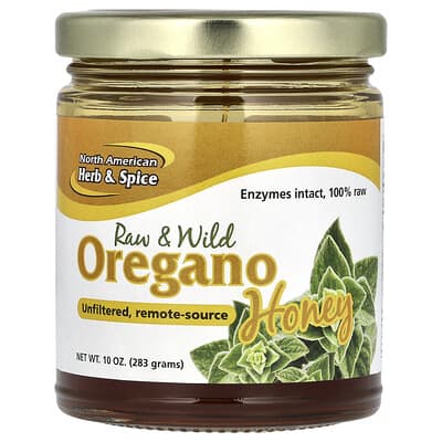 Мед с орегано Raw & Wild, 10 oz (283 g)