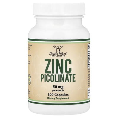 Zinc Picolinate, 50 mg, 300 Capsules