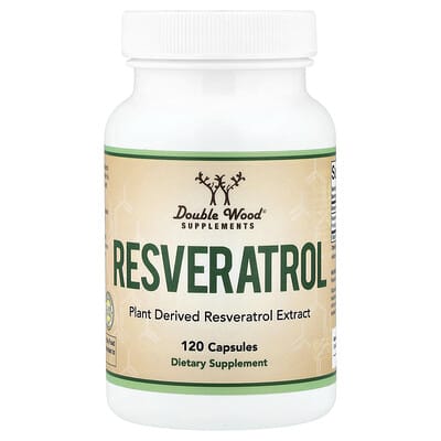 Ресвератрол Double Wood Supplements, 120 капсул