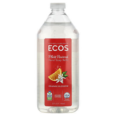 Средство для мытья рук Ecos Plant Powered Orange Blossom 32 fl oz (946 ml)