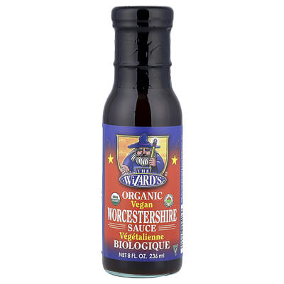 Organic Vegan Worcestershire Sauce, 8 fl oz (236 ml)