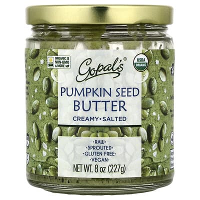 Pumpkin Seed Butter, Creamy, Salted, 8 oz (227 g)