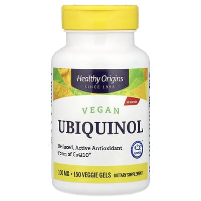 Vegan Ubiquinol 100 mg 150 вегетарианских гелей