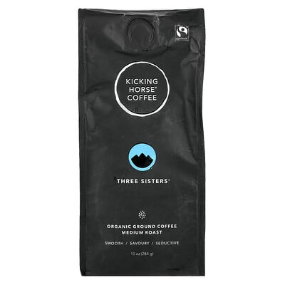 Кофе молотый Kicking Horse Three Sisters Organic 10 oz