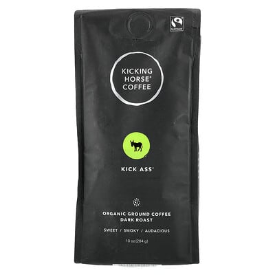 Кофе молотый Kicking Horse Organic Dark Roast 10 oz