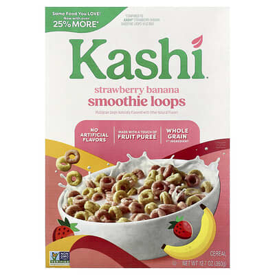 Smoothie Loops Cereal, Strawberry Banana, 12.7 oz (360 g)