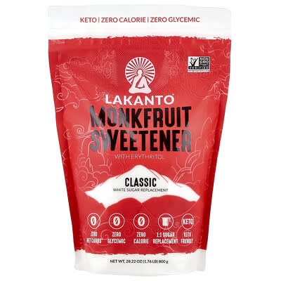 Monkfruit Sweetener With Erythritol, Classic, 28.22 oz (800 g)