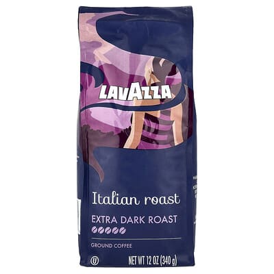 LavAzza Premium Coffees Italian Roast молотый, Extra Dark Roast, 12 oz (340 g)