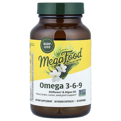 MegaFood Omega 3-6-9 60 веганских капсул