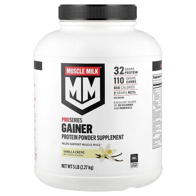 Протеиновый порошок Pro Series Gainer, Vanilla Crème, 5 lb (2.27 kg)