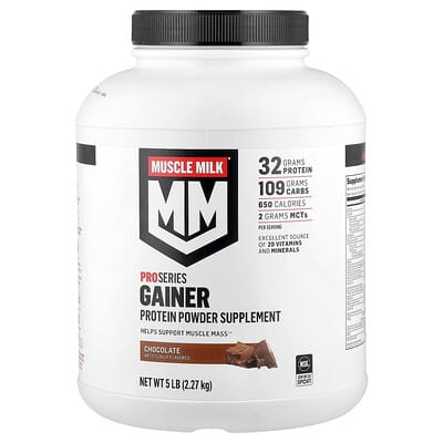 Muscle Milk Pro Series Gainer протеиновый порошок, шоколад, 5 lb (2.27 kg)