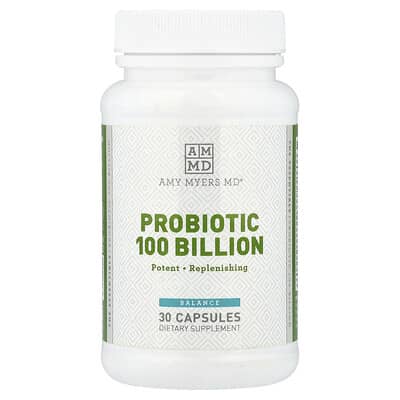 Пробиотик Amy Myers MD 100 Billion, 30 Capsules
