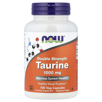 Taurine, 1,000 mg, 100 вегетарианских капсул