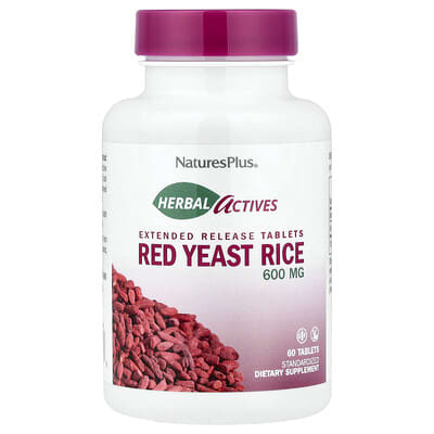 Herbal Actives, Red Yeast Rice, 600 mg, 60 Tablets