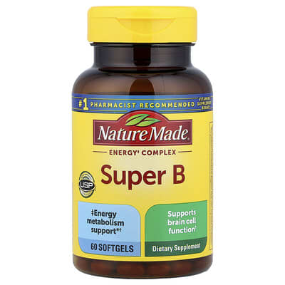 Super B Energy Complex, 60 мягких капсул