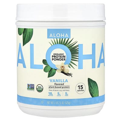 Aloha протеиновый порошок Vanilla, 1 lb 2.5 oz