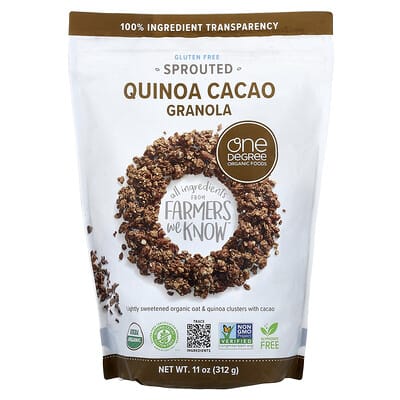 Sprouted Quinoa Cacao Granola, 11 oz (312 g)