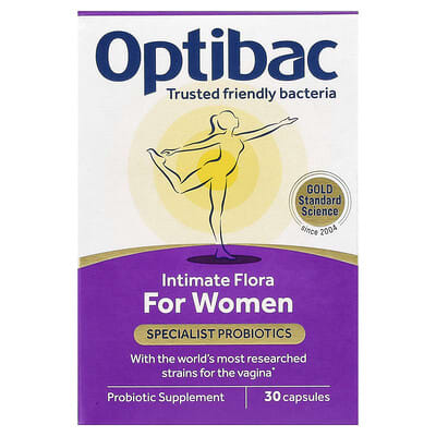Optibac Intimate Flora для женщин, 30 капсул