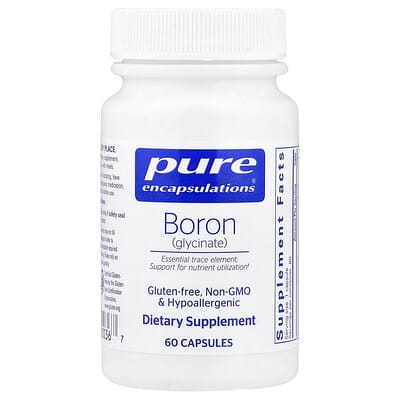 Бор (глицинат) Pure Encapsulations, 60 капсул (2 mg per Capsule)