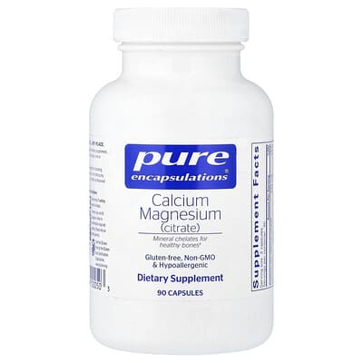 Calcium Magnesium (Citrate), 90 Capsules