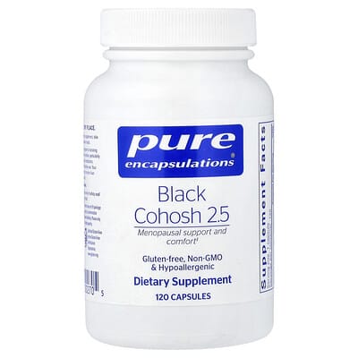 Pure Encapsulations Black Cohosh 2.5 120 капсул