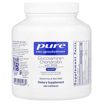 Glucosamine + Chondroitin с MSM, 240 капсул