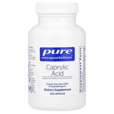 Капсулы Pure Encapsulations Caprylic Acid, 120 Capsules