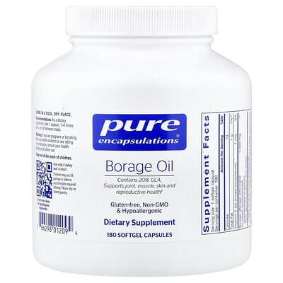 Масло зародышей Borage Oil, 180 мягких капсул