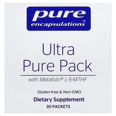 Ultra Pure Pack With Metafolin® L-5-MTHF, 30 Packets