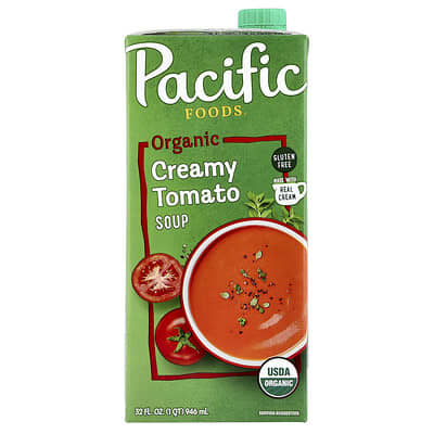 Органический томатный суп Pacific Foods, 32 fl oz (946 ml)