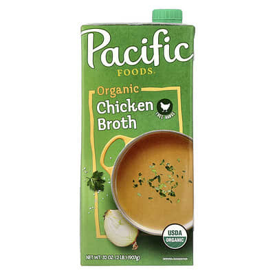 Organic Free Range Chicken Broth, 32 oz (907 g)