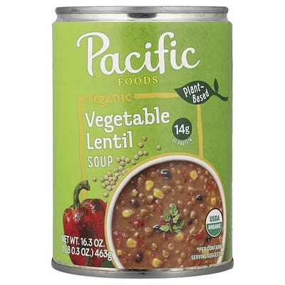 Organic Vegetable Lentil Soup, 16.3 oz (463 g)