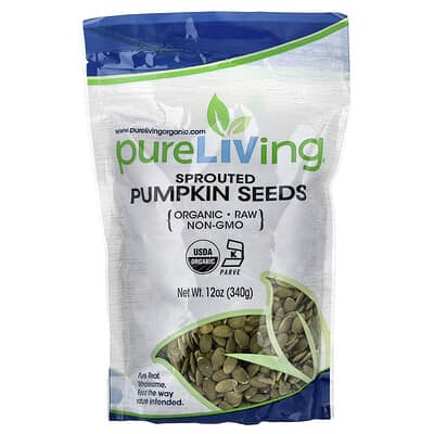 Organic Sprouted Pumpkin Seeds, 12 oz (340 g)