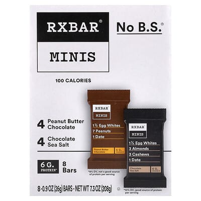 Батончики RXBAR Minis Peanut Butter Chocolate & Chocolate Sea Salt 0.9 oz (26 g)