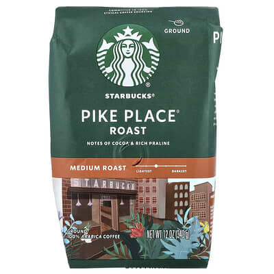 Pike Place® Coffee, Ground, Medium Roast, 12 oz (340 g)