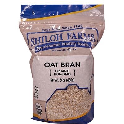 Organic Oat Bran, 24 oz (680 g)