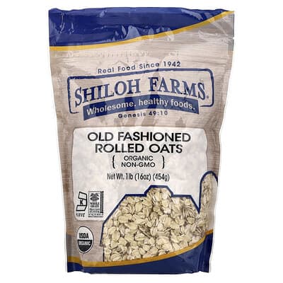 Organic Old Fashioned Rolled Oats, 16 oz (454 g)