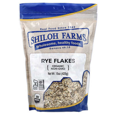 Овсяные хлопья Organic Rye Flakes 15 oz (425 g)